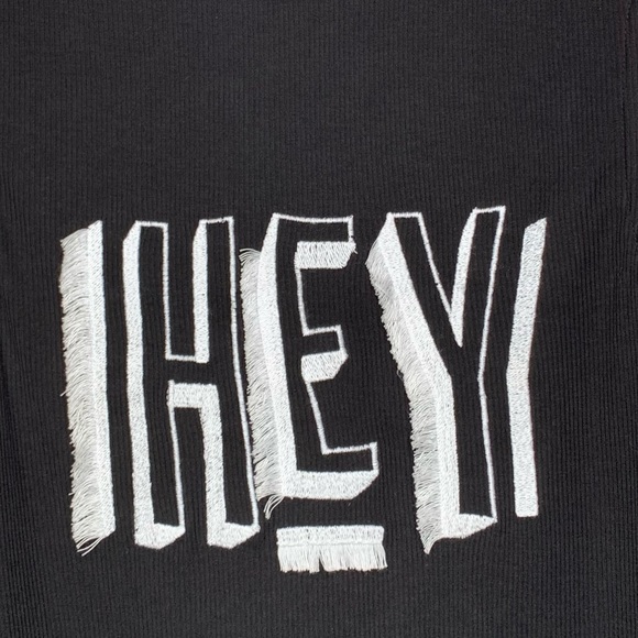 MINKPINK Sleeveless Turtleneck Fringed HEY - Picture 4 of 7